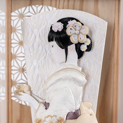 ことのかほり羽子板（0180）さくら ナチュラルケース｜コンパクトな