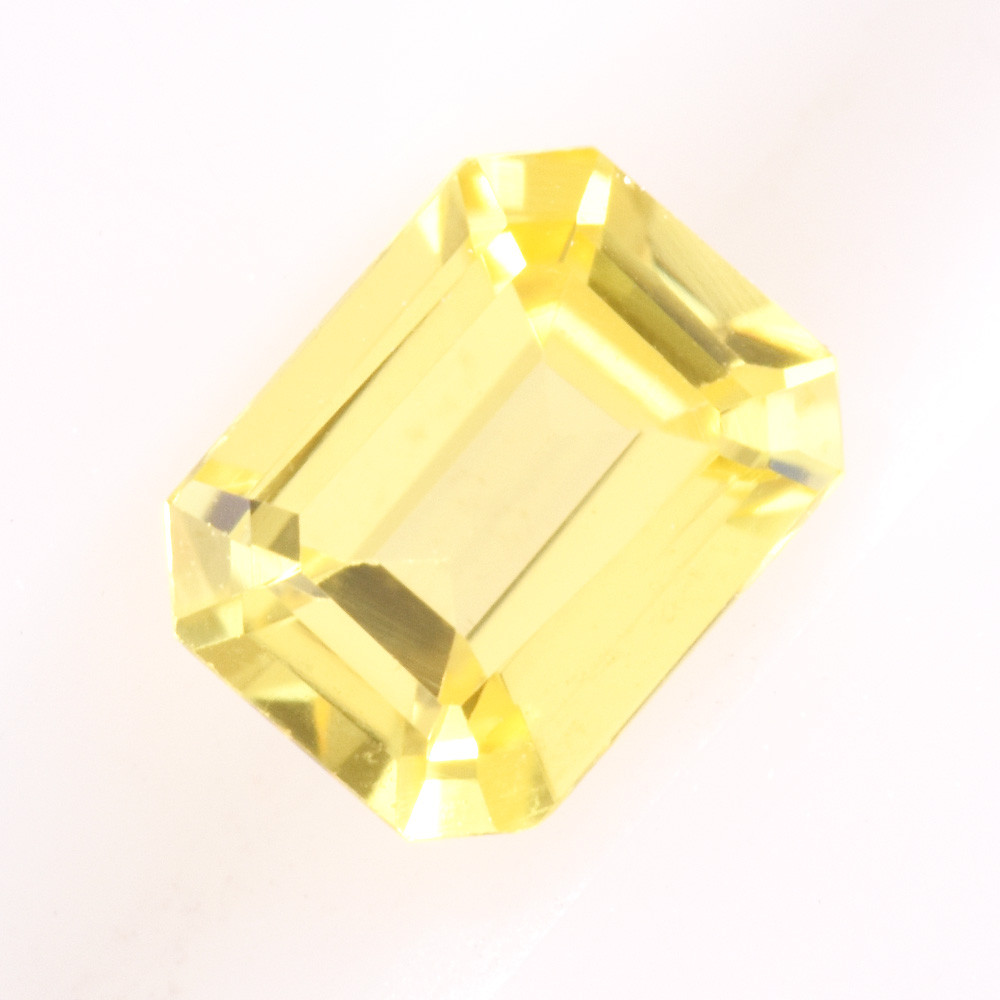 イエロー サファイア ルース 天然石 SAK007-28BS 9月誕生石