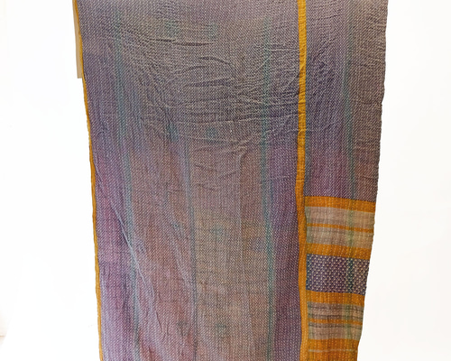 翌日発送】No.942 ヴィンテージキルト カンタキルト マルチカバー