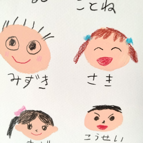 卒園記念品】にがおえアートパネル 雑貨・その他 kawachika 通販