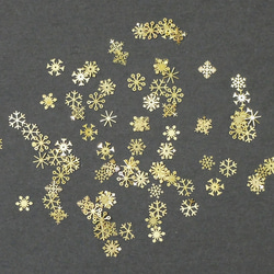 雪の結晶 キュービックジルコニア付き チャーム 10個 シルバー B-4-7