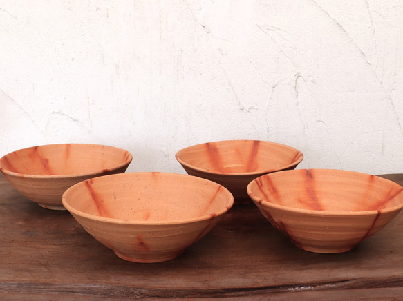 備前焼 皿・ひだすき(4枚セット) sr2-017 薬味皿・豆皿 宗兵衛窯 古川