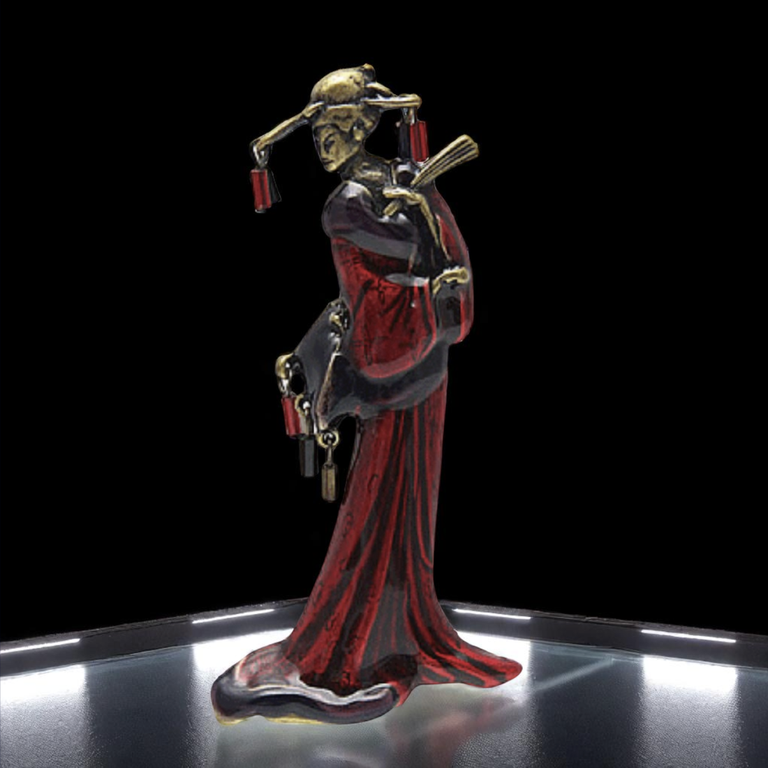 西洋アンティーク ブローチ 日本美人