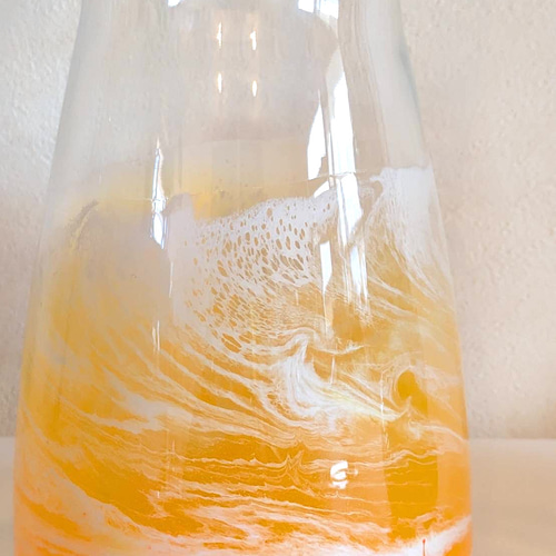 レジン海アートデキャンタ※蓋なし】 波レジン キッチン雑貨
