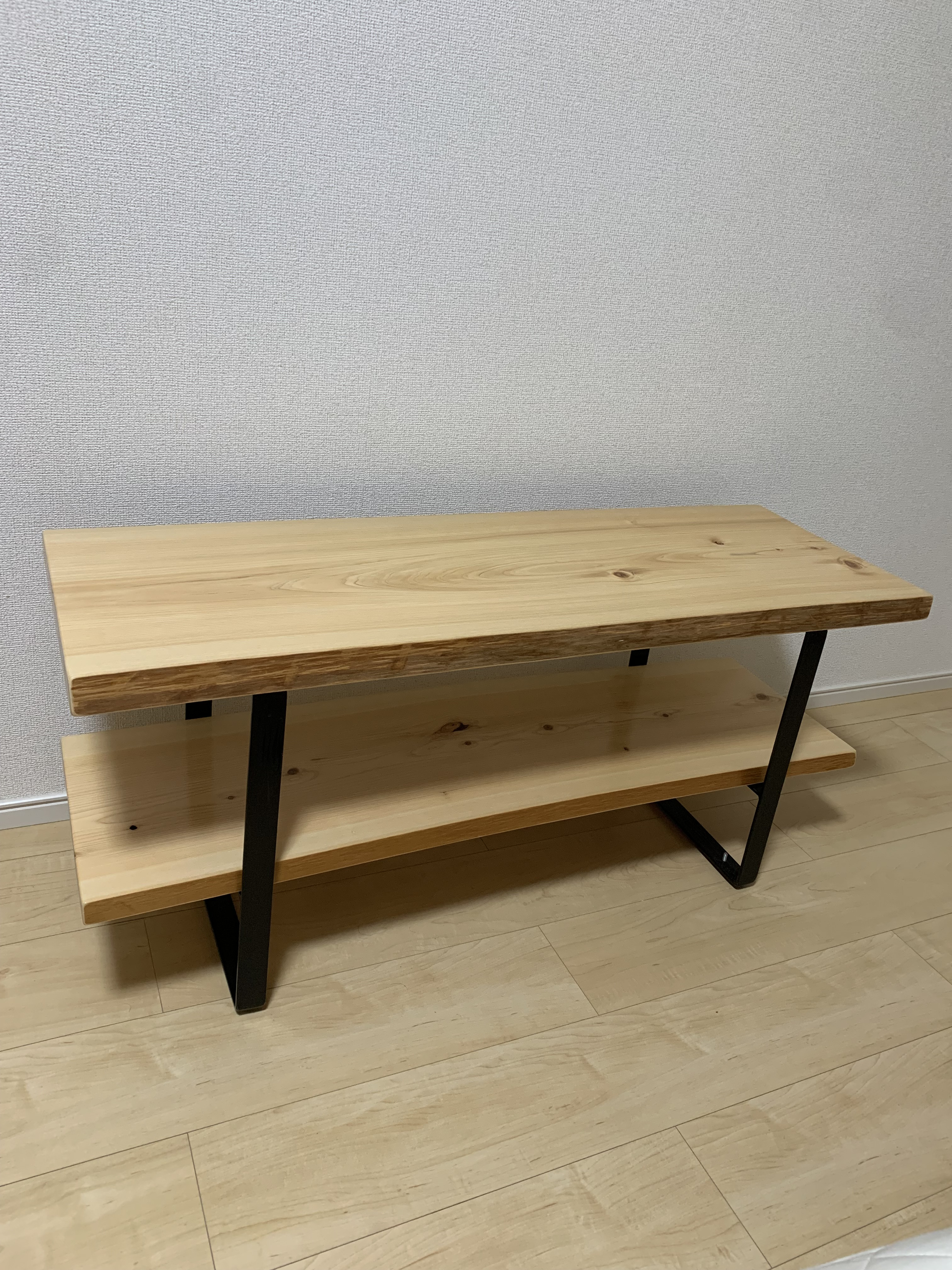 一枚板　テレビ台　作業台