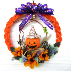 梅子　お月見リース　ハロウィンリース 梅子 お月見リース ハロウィンリース お菓子なハロウィンwreath