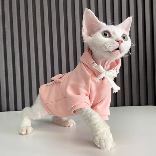 オーダーメイド可能〉猫服 犬服 ペット服 ネコ 純色猫愛してる