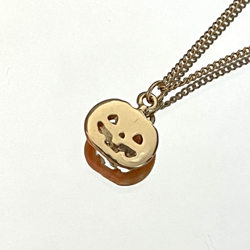 ハロウィンかぼちゃのネックレス オレンジ ネックレス