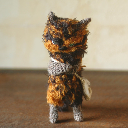 サビ柄猫ちゃんMサイズ あみぐるみ knit'n pot 通販 18184618｜Creema