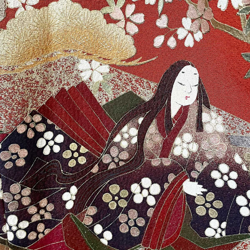 彩　着物リメイク♪ 華やかな袋帯と留袖からロングワンピース❣️ 彩 着物リメイク♪ 華やかな袋帯と留袖からロングワンピース❣️