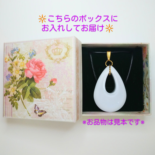 雫型(グリーンラメ)レジンネックレス ネックレス・ペンダント PINK