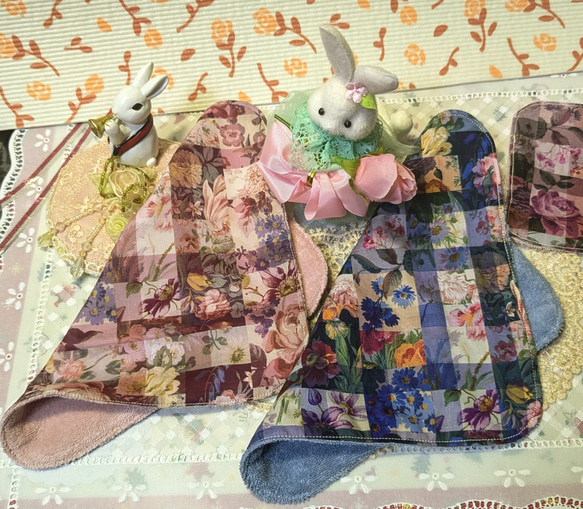 20/20ハンカチ2ケ セット「リバティプリント」ハンドメイド ハンカチ 