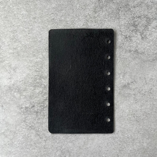 ミニ6】下敷き ディバイダー リフィル システム手帳 レザー 手帳