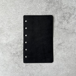 ミニ6】下敷き ディバイダー リフィル システム手帳 レザー 手帳