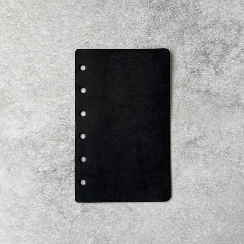 ミニ6】下敷き ディバイダー リフィル システム手帳 レザー 手帳