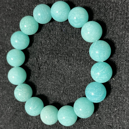 一点限定！天然石アマゾナイトブレスレット ブレスレット サラサチ