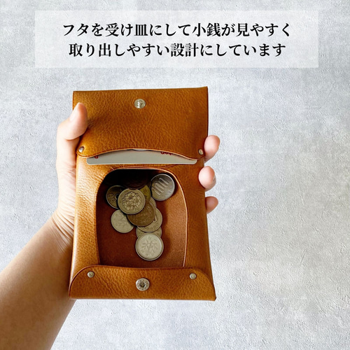 総手縫い メンズ財布 ミニ財布 小さい財布 本革 ハンドメイド ナチュラル 楽天市場】ヌメ革 財布 栃木レザー ミニ財布 小さい財布