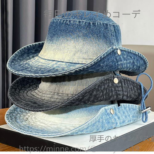 Amazon.co.jp: バケットハット 魚柄 漁師帽 漁夫帽 日よけ帽子