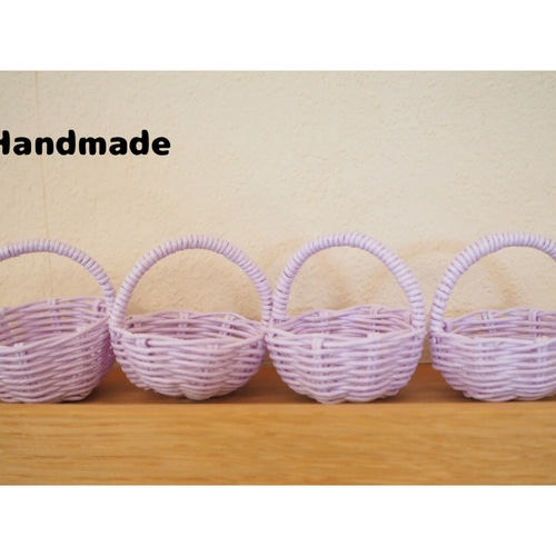 ミニチュア かご バスケット ハンドメイド カゴ インテリア プレゼント
