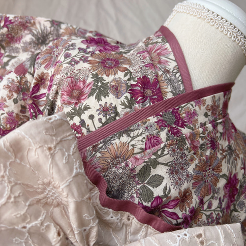 レースde袴❁⃘*.ﾟレースのベビー袴 マーガレットコットンレース