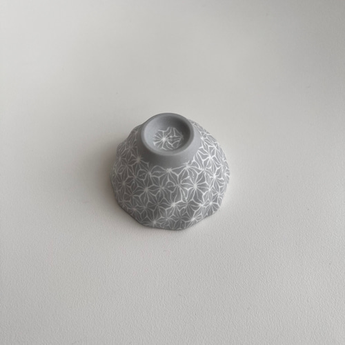 ぐい呑＊練り込み＊麻の葉模様 おちょこ・ぐい呑み・徳利 Noriyo