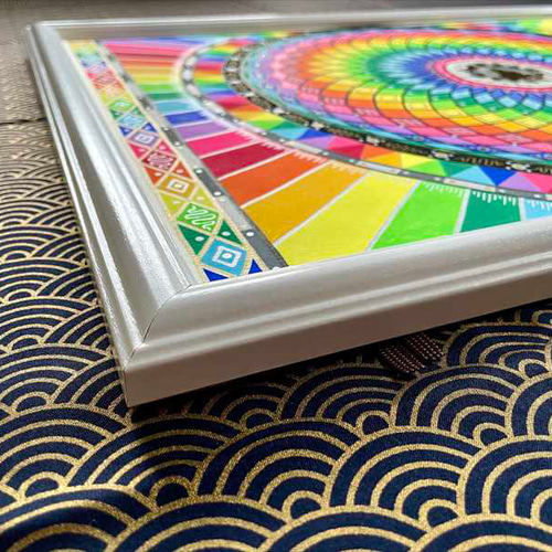 神聖幾何学アート【夢幻】 絵画 kitatik 通販 18186479｜Creema