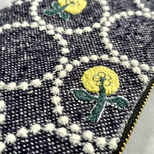 ミナペルホネン タンバリンの通帳ケース マルチケース ファブリック