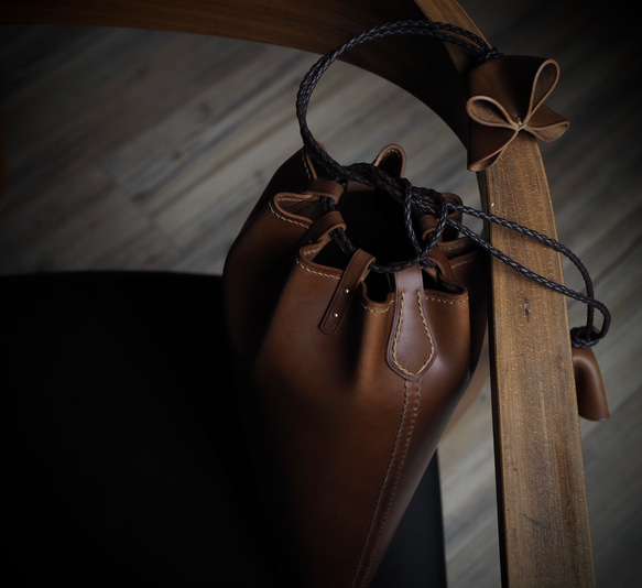 【Rité】Yuft Cordovan/巾着/オーダー参考品 巾着バッグ Maison d' Artisan 通販 18186619 ...