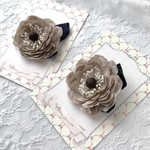 アクセサリー台紙【はがきサイズ/10枚入】[D-706]大きい台紙/リボン1