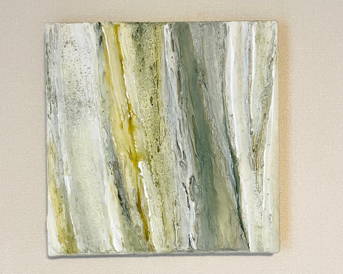 油彩画 Jiri Votruba作 抽象画 白 ホワイト