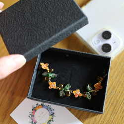 秋收桂花捷克珠手鍊 第9張的照片