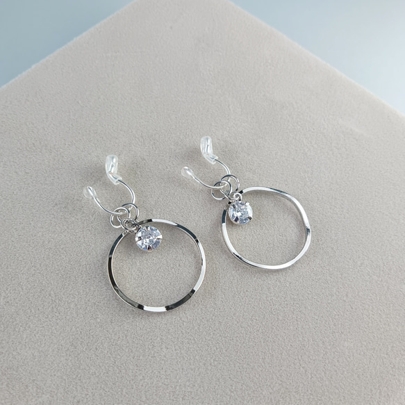 痛くないイヤリング☆組み合わせ自由なチャーム5セットイヤリング/c018/金属アレルギー対応 15枚目の画像