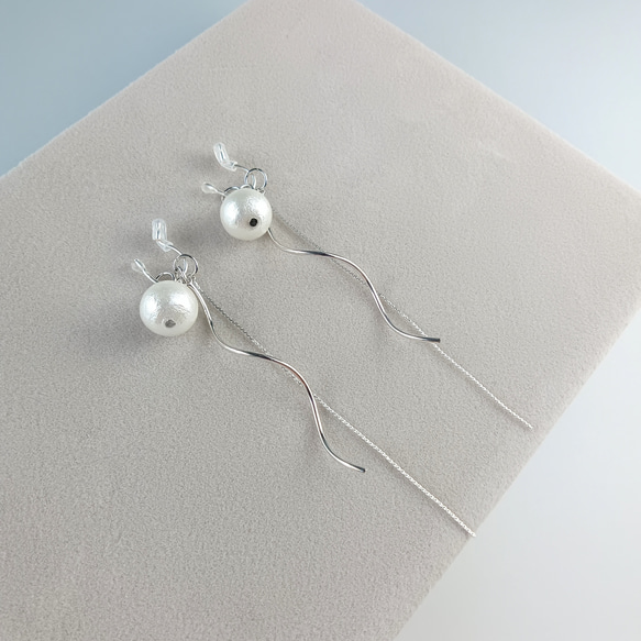 痛くないイヤリング☆組み合わせ自由なチャーム5セットイヤリング/c018/金属アレルギー対応 16枚目の画像