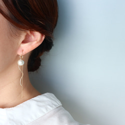 痛くないイヤリング☆組み合わせ自由なチャーム5セットイヤリング/c018/金属アレルギー対応 5枚目の画像