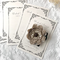 アクセサリー台紙【はがきサイズ/10枚入】[D-699]大きい台紙 4枚目の画像