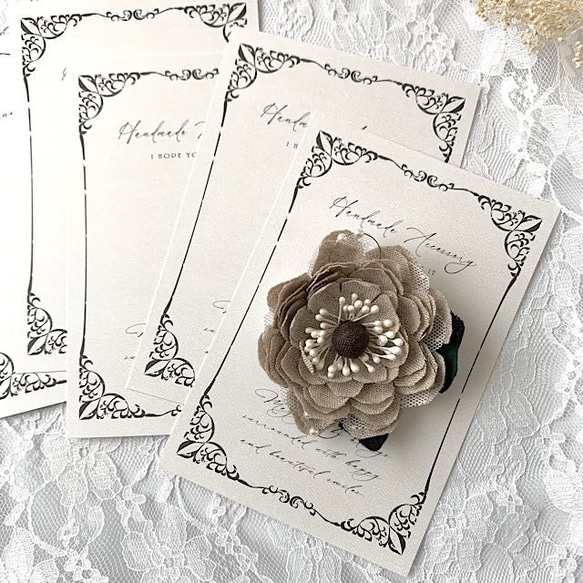 アクセサリー台紙【はがきサイズ/10枚入】[D-699]大きい台紙 4枚目の画像