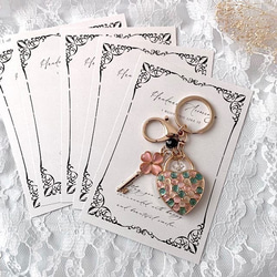 アクセサリー台紙【はがきサイズ/10枚入】[D-699]大きい台紙 3枚目の画像