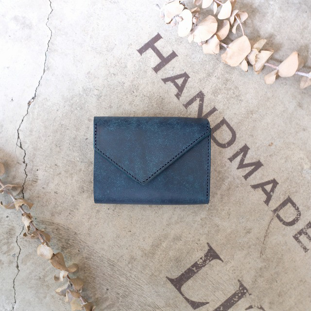 個性的なコンパクト財布 / Coin Wallet Ⅲ *Navy Blue
