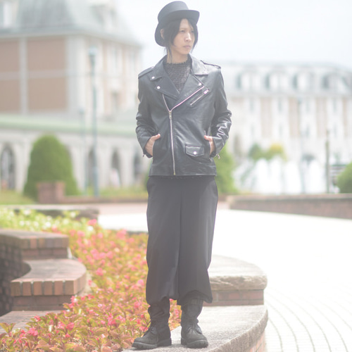 カウハイド仕様リアルレザーダブルライダースジャケット ジャケット