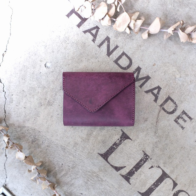 個性的なコンパクト財布 / Coin Wallet Ⅲ *Dark Purple