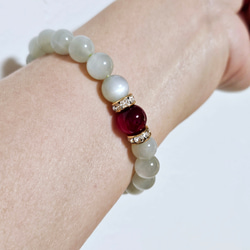 龍眼天珠と翡翠のブレスレット ブレスレット nanamaru 通販 16861732