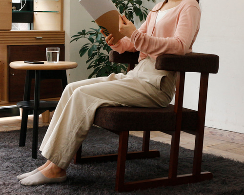 飛行船スタイル コ助 ラウンジチェア ブラウン ラウンジチェア・アームチェア | 大阪のオーダー家具・インテリア