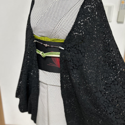 美品 インド綿 半幅帯 大人お洒落 春色 リバーシブル 長尺460 幅