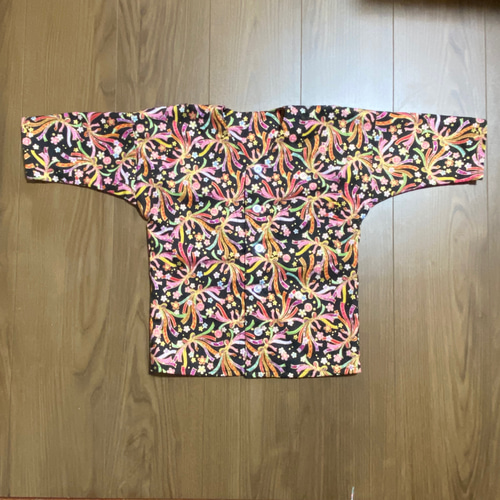 Lサイズ 鯉口シャツ ダボシャツ アフリカン柄 祭り着