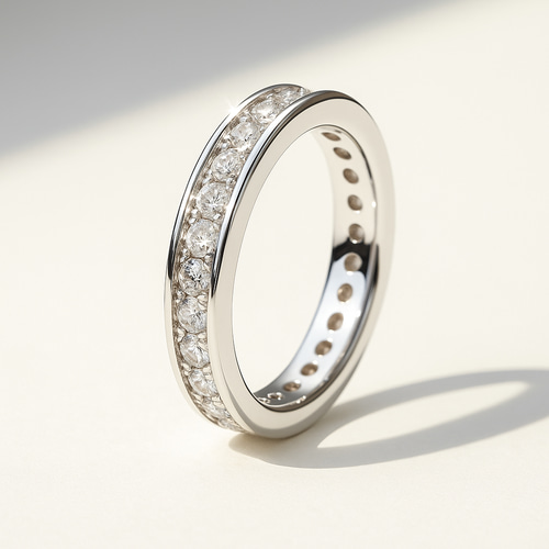 あきかん様♡モアサナイト ラウンド&エメラルドカット レール留めフルエタニティ imgrc0107055816.jpg