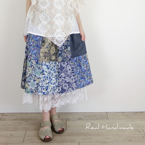 R&D.M.Co- リネンティアードスカート R&D.M.Co デンズリーリネンティアードスカート – blanc