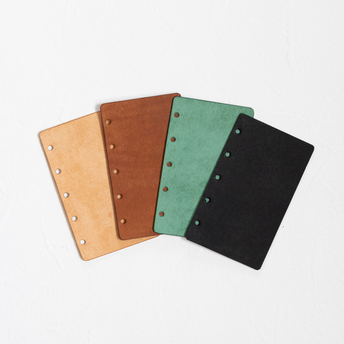 マイクロ5】下敷き ディバイダー リフィル システム手帳 レザー 手帳