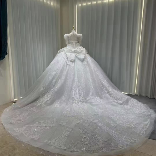 豪華ウェディングドレス！たっぷりストーン オーダーサイズ