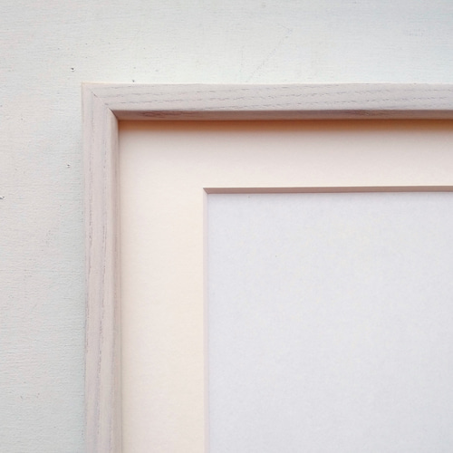 原画「港町」水彩イラスト ※木製額縁入り