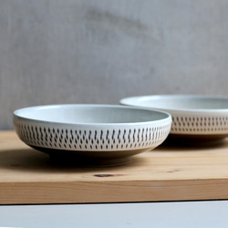 小石原焼 小石原焼き 平鉢 浅鉢 宝山窯 14.0cm 小皿 森山宝山 陶器 器 食器 houzan-005 3枚目の画像
